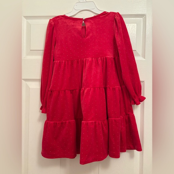 Tahari Girls Red Dress with Headband - Picture 3 of 5